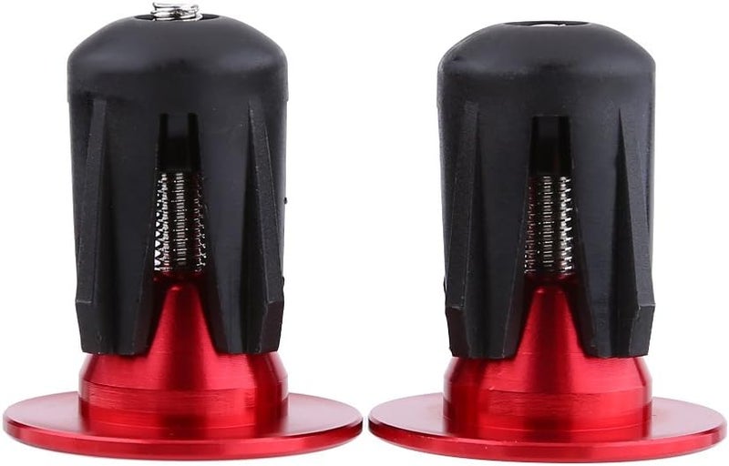woobles Handlebar End Plug, Aluminum Handlebar Grips Handle Bar Cap Stoppers for Bicycle Cycling MTB Road(2pcs) - Image 3